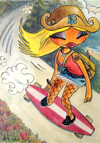 Illustration for article titled Geek girls paint geek icons, and the results will make you smile